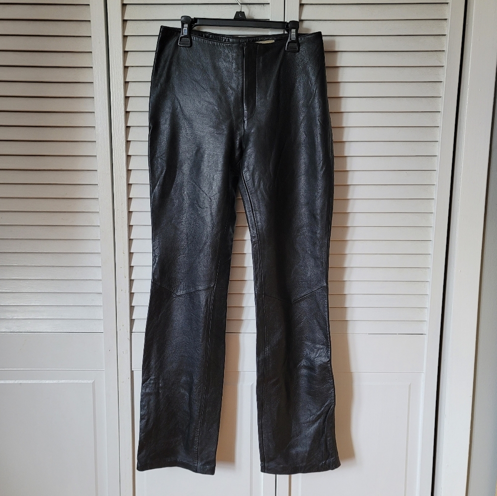 REM GARSON Leather Pants, Size 2